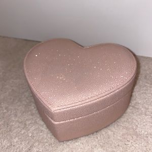 Nanette Lepore pink heart jewelry box